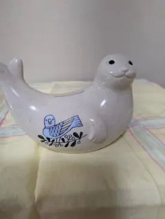 アザラシ 貯金箱プラスチック鳥モチーフ