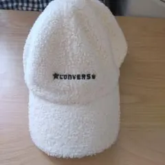 CONVERSE ボアキャップ ホワイト 56-58cmのサムネイル