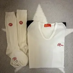 Rawlings by asics 七分袖　L くつ下24-27