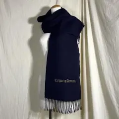 90s archive Giorgio Armani ロゴ wool マフラー