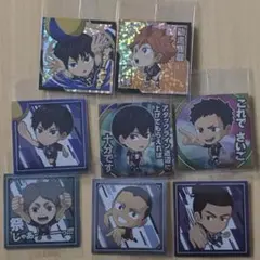 ハイキュー!!シールウエハース ゴミ捨て場の決戦 烏野高校 8枚セット