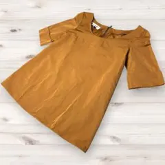 極美品★MARNI マルニ シルク混ブラウス テラコッタオレンジ 背中ジップのサムネイル