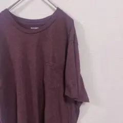 オールドネイビー Ｔシャツ クルーネック 無地 XL 紫 混紡 レジャーのサムネイル