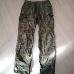 BLACKnumber迷彩カーゴパンツ サイドポケット付きM