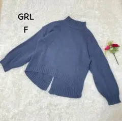 グレイル【F】ハイネックセーター　ローゲージセーター　ショート丈　カジュアル