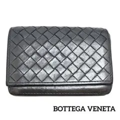 BOTTEGA VENETA ボッテガ イントレチャート 名刺入れ ダークグレーのサムネイル