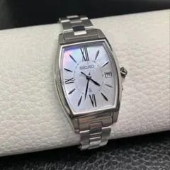 ◆極美品◆ ルキア グロウ ソーラー電波 チタン 1B32 レディース 時計