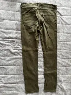 オリーブ スリムフィット チノパン L improves 秋冬服