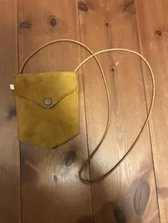 ウエストオーバーオールズ ウォレット ショルダーバッグ スエード