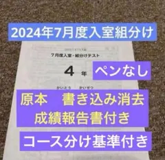 2026年最新】sapix 4年 7月 組分けの人気アイテム - メルカリ