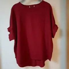 【新品】SHOO-LA-RUE 半袖カットソー レッド Lサイズのサムネイル