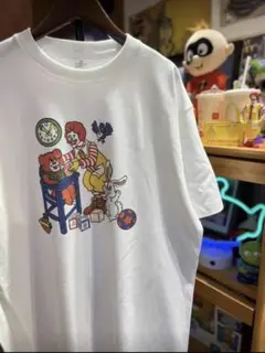 新品マクドナルド Tシャツ ホワイトカジュアル 半袖S-XXXL