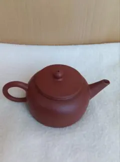 ②紅泥 文革壺 早期壺 黄龍山原鉱 宜興 朱泥 紫砂 茶壺 急須 中国茶器