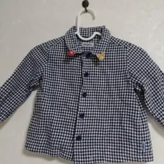 ミキハウス チェック柄シャツ 80cm