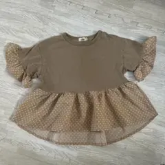 Tシャツ　チュニック 120 PAIR MANON フリル