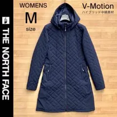 美品 ノースフェイス キルティングコート M V-MOTION 中綿ジャケット
