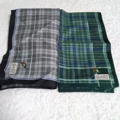 アーノルドパーマー チェック柄ハンカチ 2色セット