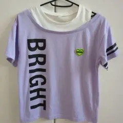 キッズ紫色　 Tシャツ 140サイズ