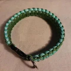 パラコード 犬 首輪 幅広 中型犬 ハンドメイド リード チョーカー