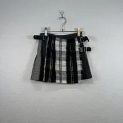 O'NEIL OF DUBLIN チェック柄ウールミニスカート