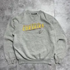 ゆ*ま様 USA古着 カレッジスウェット コルセア チームロゴ グレー ヴィンテ