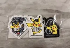 千葉ロッテマリーンズ ポケモンコラボ ワッペンステッカー ピカチュウ
