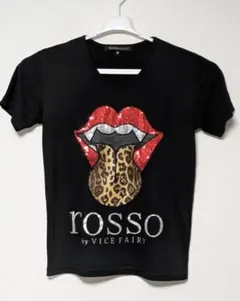 rosso by VICE FAIRY/レオパードリップ半袖Tシャツ