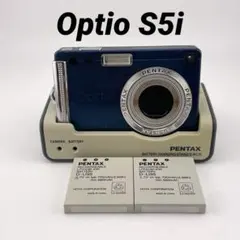 レトロ感⭕️【動作確認済】CCD PENTAX OPTIO S5iデジカメ S4i PENTAX Optio S5i コンパクトデジタルカメラ 充電器付 動作確認済