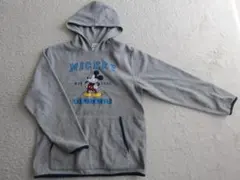 ディズニーストア ミッキー パーカー 灰 M ok2610B