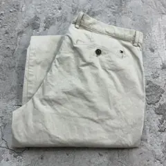 ス*ュ様 TOMMY　HILFIGER　チノパン　W37　オフホワイト系　古着