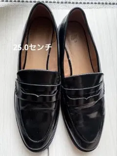 H&M ペニーローファー ブラック 39サイズ　25センチのサムネイル