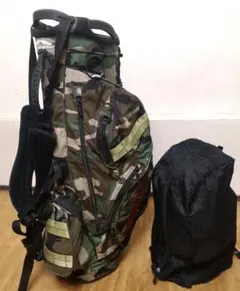 BRIEFING カモフラージュ セルフスタンドバッグ　ブラックカモ　パター独立 2025年最新】セルフスタンド ブリーフィングの人気アイテム - メルカリ