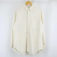 美品 UNIQLO +J スーピマコットン 比翼 オーバーサイズ シャツ L