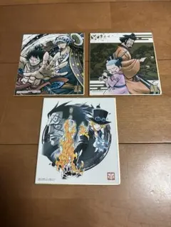 ワンピース ミニ色紙3枚セット