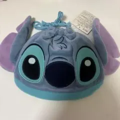 スティッチ ディズニーリゾート　フェイス　顔　巾着　ポーチ