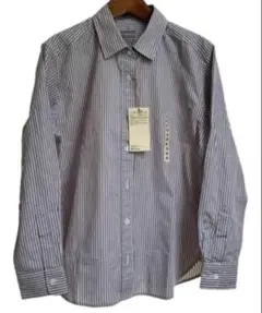 お値下げ中　洗いざらしブロード　レギュラーカラー長袖シャツ【新品未使用タグ付き】