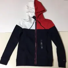 tommy hilfiger トミー パーカー XXS 前開 日本未発売