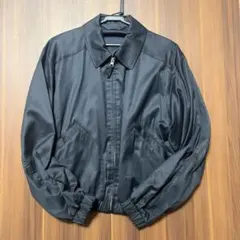 UNIQLO ジップアップ ブルゾン ジャケット ブラックのサムネイル