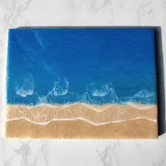 海の絵 ビーチ ハワイ 絵 油絵キャンパス 絵の具 アート インテリア