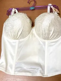 ブラジャー　ビスチェ　脇高　ボディースーツ　キャミソール　花柄　Lサイズ　新品