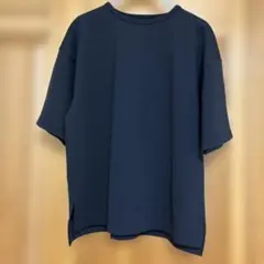 イッセイミヤケ　ナイロンTシャツ　ブラック　サイズ3