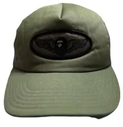 A BATHING APE メッシュキャップ オリーブのサムネイル