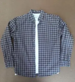 UNIQLOのチェック長袖シャツSサイズ＆GUのTシャツМサイズ