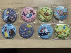 ディズニー 刺繍缶バッジ 8個セット
