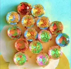 ♡ꫛꫀꪝ✧‧希少AAA級phantomcolorグラデーションビジュー♡15個