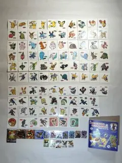 ポケモンパンシール111枚＋αセット　シールホルダー