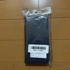 iPhone用 ネイビー手帳型ケース
