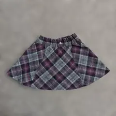 チェック柄ミニスカート ♡130♡