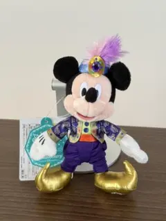 ミッキー TDS 14周年 ぬいぐるみバッジ