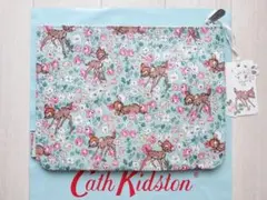 【新品未使用】キャスキッドソン ディズニー コラボ バンビ ポーチ 花柄
